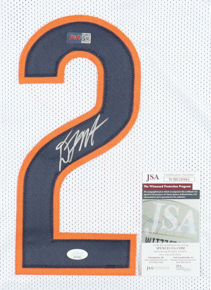 DJ Moore Signed Chicago Custom Autographed Football Jersey (PIA) White