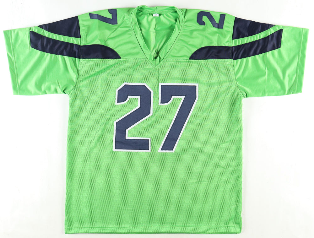 Tariq Woolen Signed Seattle Custom Autographed Football Jersey (PIA/JSA)