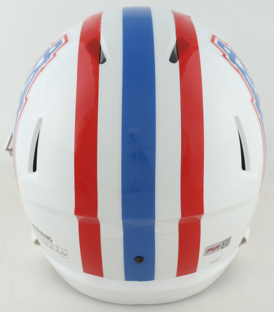 Earl Campbell Signed FullSize Helmet Houston Football Helmet (PIA/JSA)