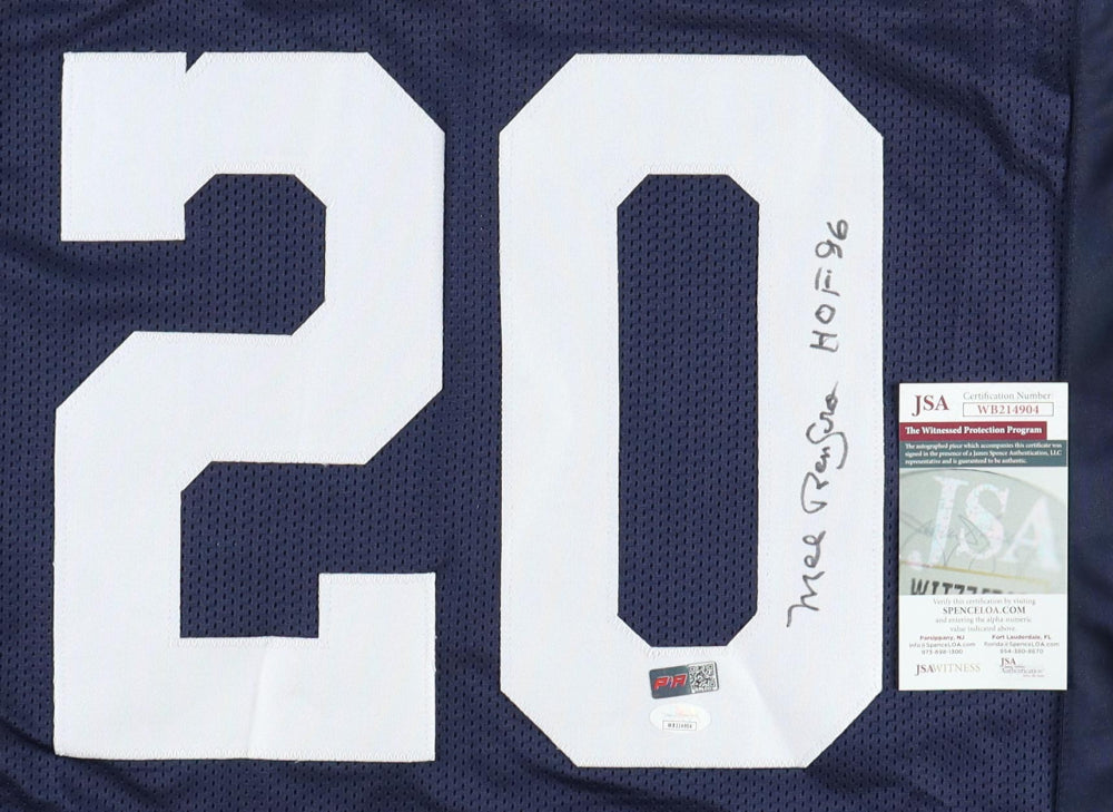Mel Renfro Signed Thanksgiving Day Custom Autographed Football Jersey (PIA/JSA)