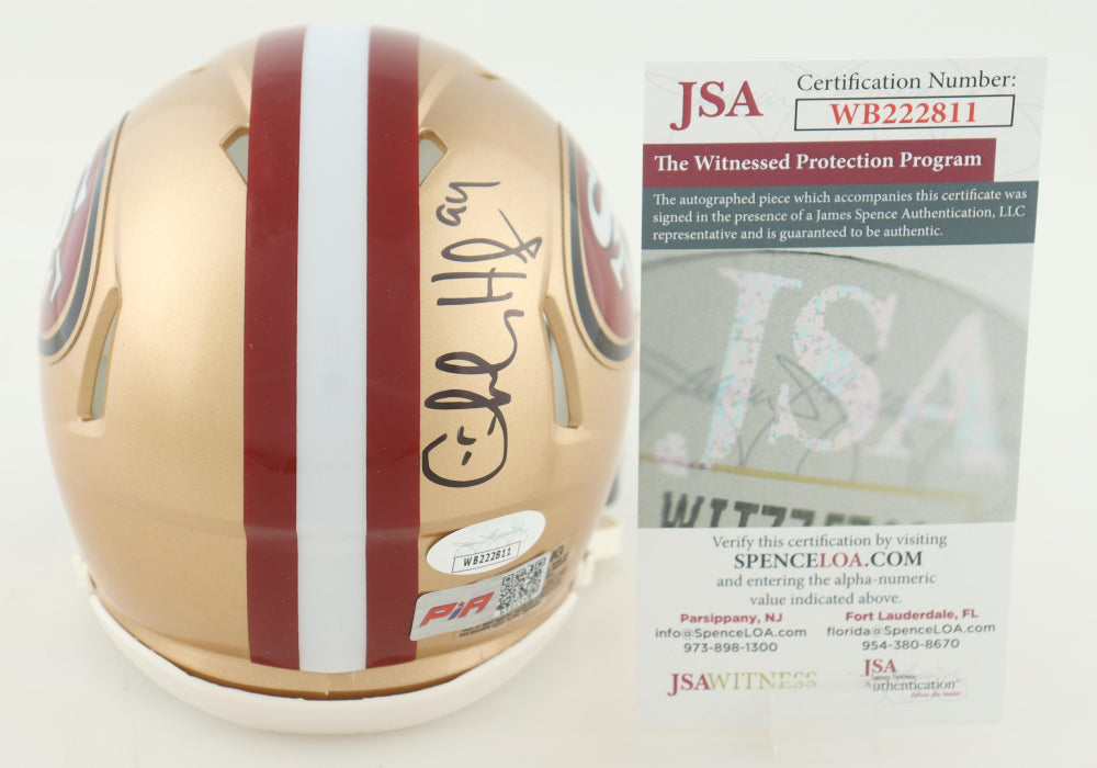 Charles Haley Signed San Fran Speed Mini Football Helmet (PIA/JSA)