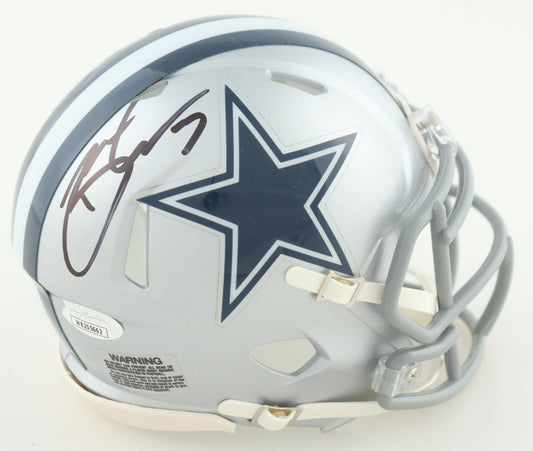 Brandin Cooks Signed Dallas Silver Speed Mini Football Helmet (PIA/JSA)