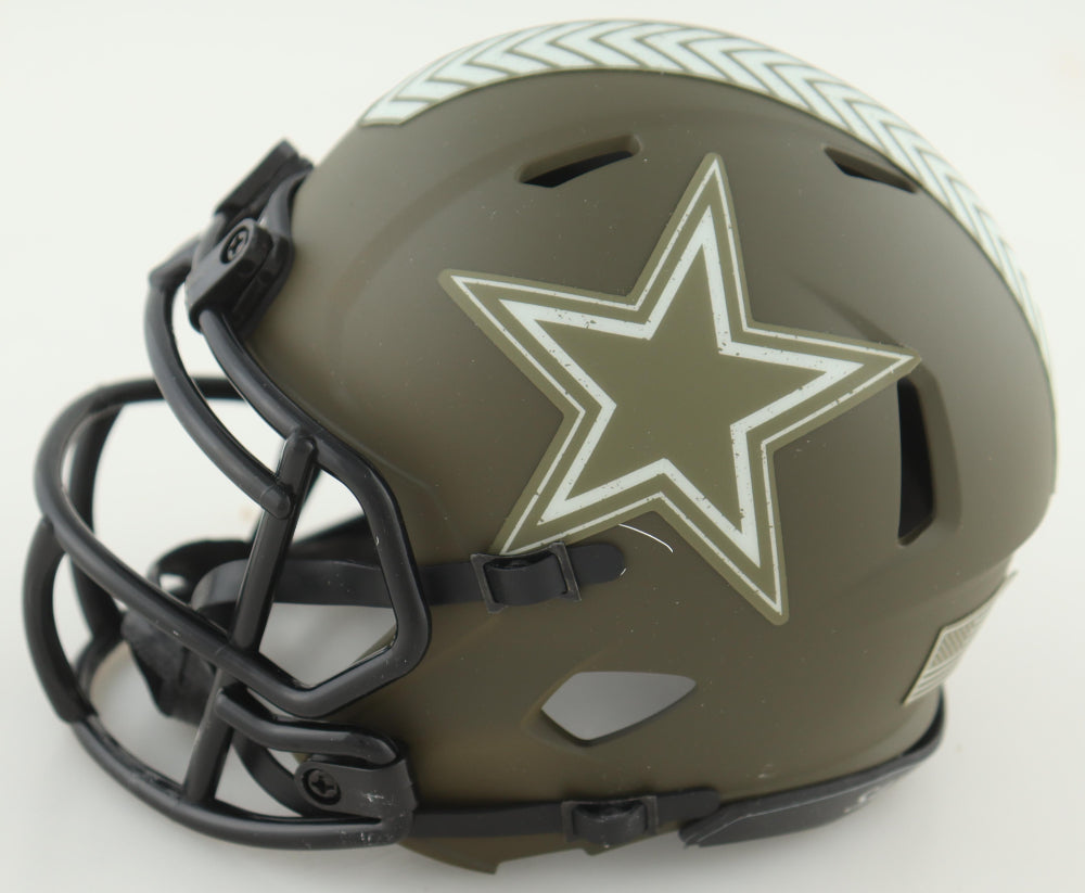 Trevon Diggs Signed STS Dallas Speed Mini Football Helmet (PIA/JSA)