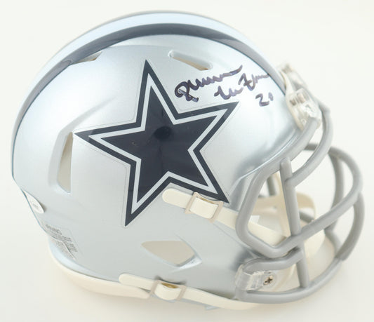 Darren McFadden Signed Dallas Silver Speed Mini Football Helmet (PIA/JSA)