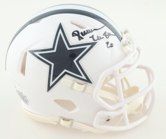 Darren McFadden Signed Dallas White Speed Mini Football Helmet (PIA/JSA)
