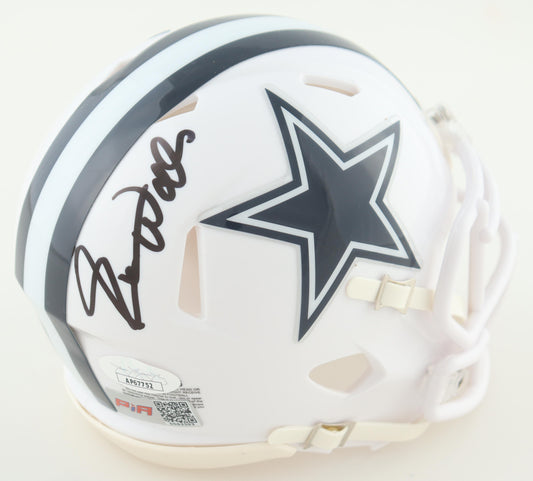 Everson Walls Signed Dallas White Speed Mini Football Helmet (PIA/JSA)