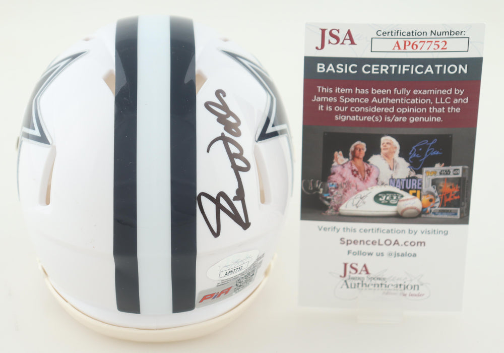 Everson Walls Signed Dallas White Speed Mini Football Helmet (PIA/JSA)