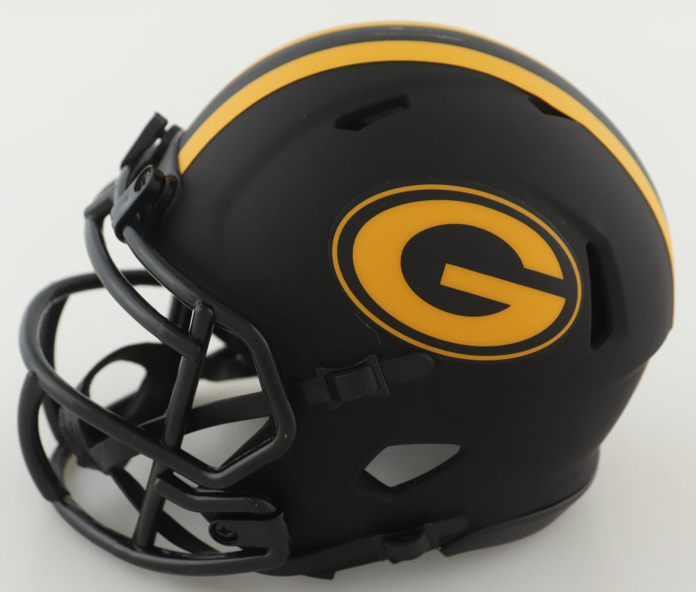 AL Harris Signed Packers White Speed Mini Football Helmet (PIA/JSA)