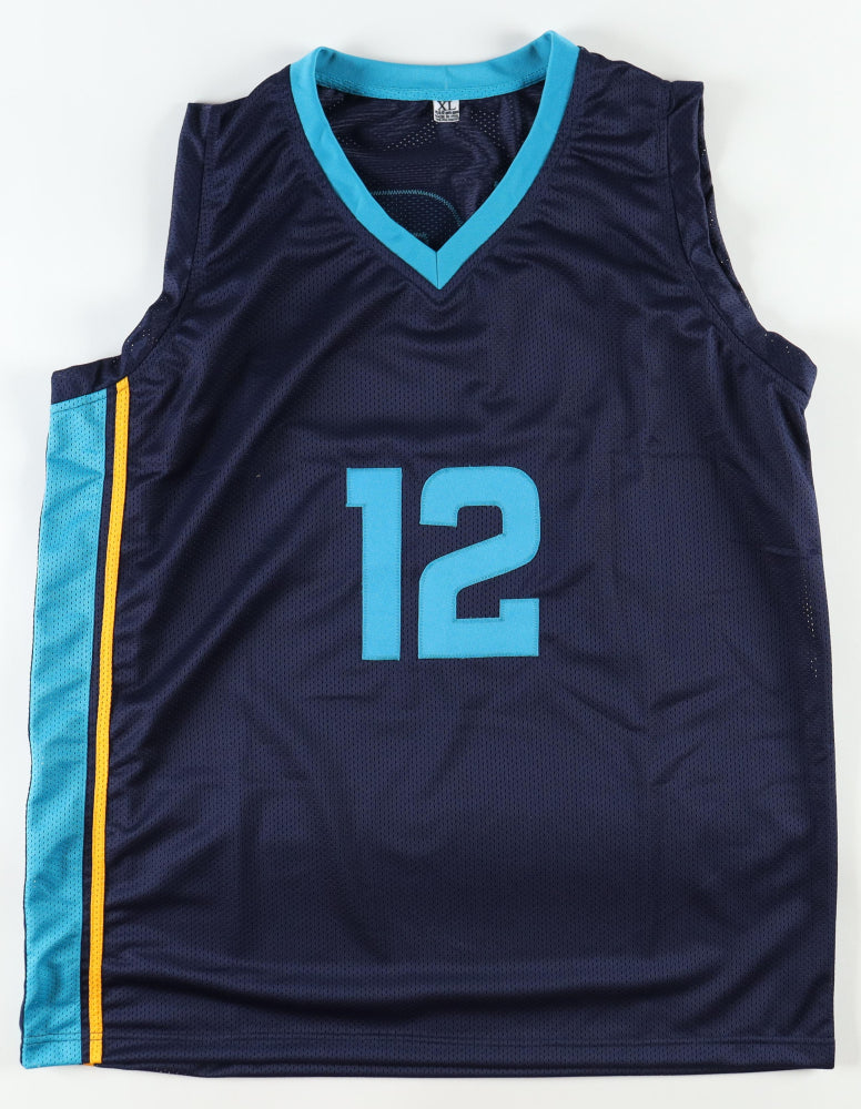 Ja Morant Blue Custom Memphis Autographed Blue Basketball Jersey PIA JSA - Blue Numbers