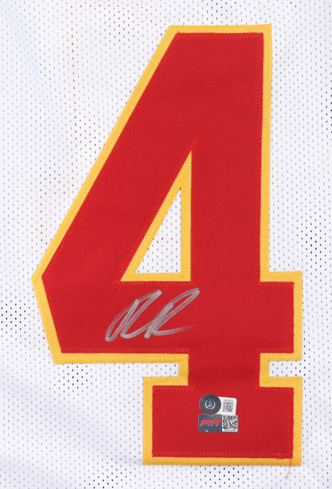 Rashee Rice Signed Kansas City White Custom Football Jersey (JSA) Super Bowl