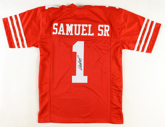 Deebo Samuel San Francisco Signed Custom Red Football Jersey (PIA)