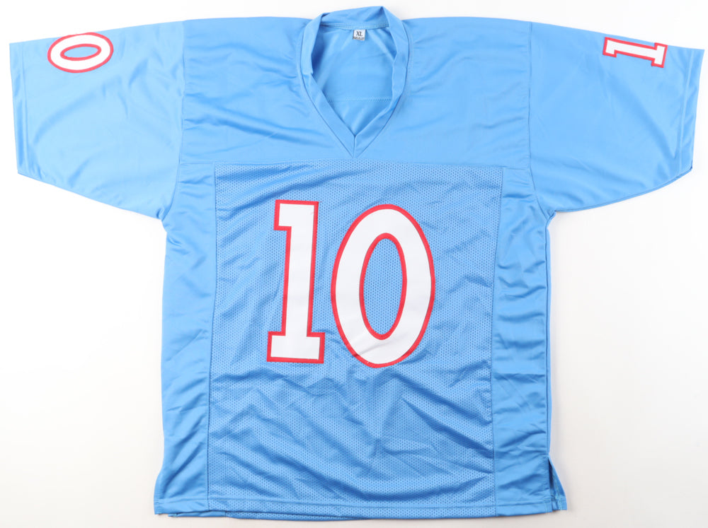 Vince Young Autograph Tennessee Custom Football Jersey Throwback (PIA)