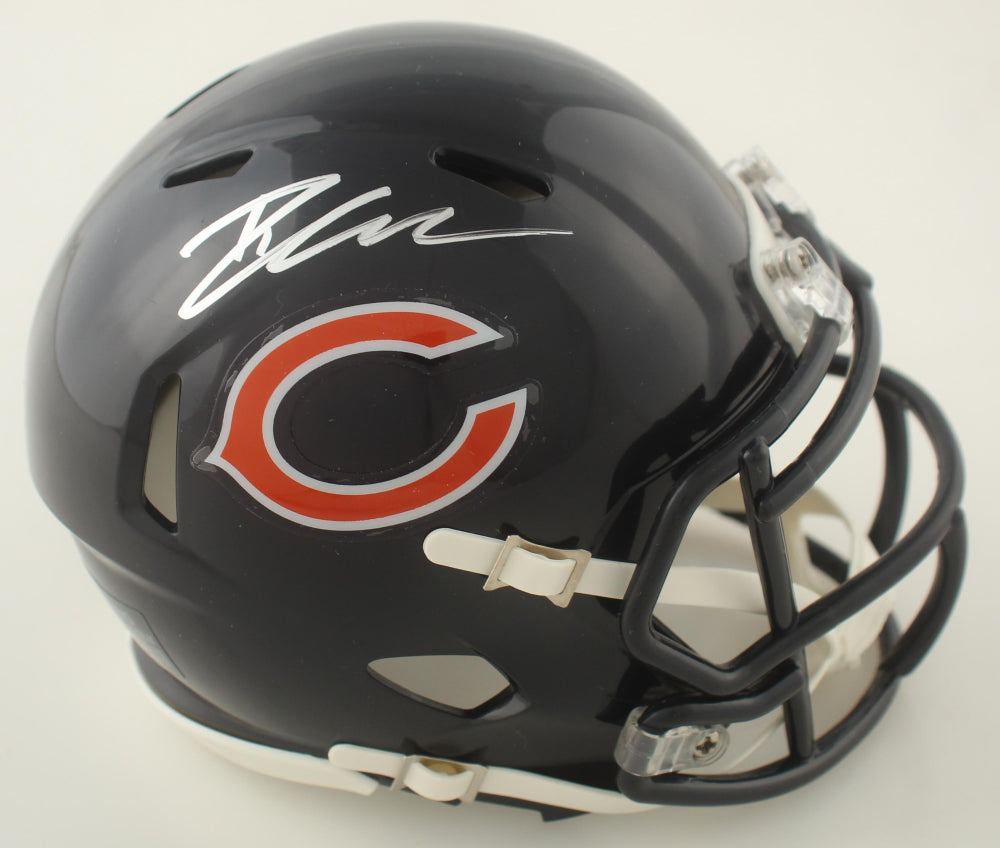 D'Andre Swift Chicago Signed Mini Football Helmet (PIA)