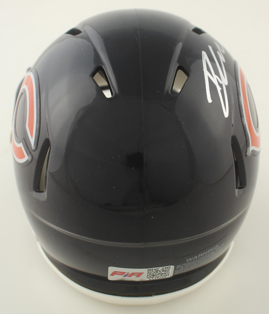 D'Andre Swift Chicago Signed Mini Football Helmet (PIA)