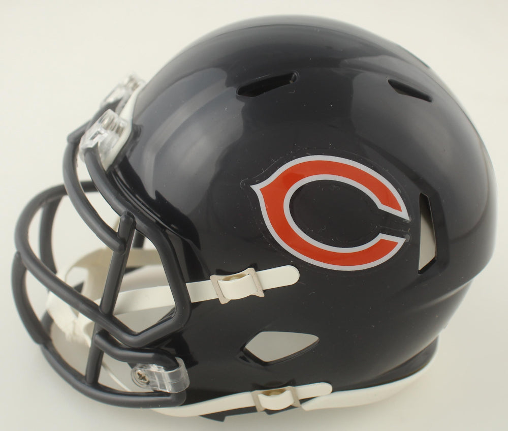 D'Andre Swift Chicago Signed Mini Football Helmet (PIA)