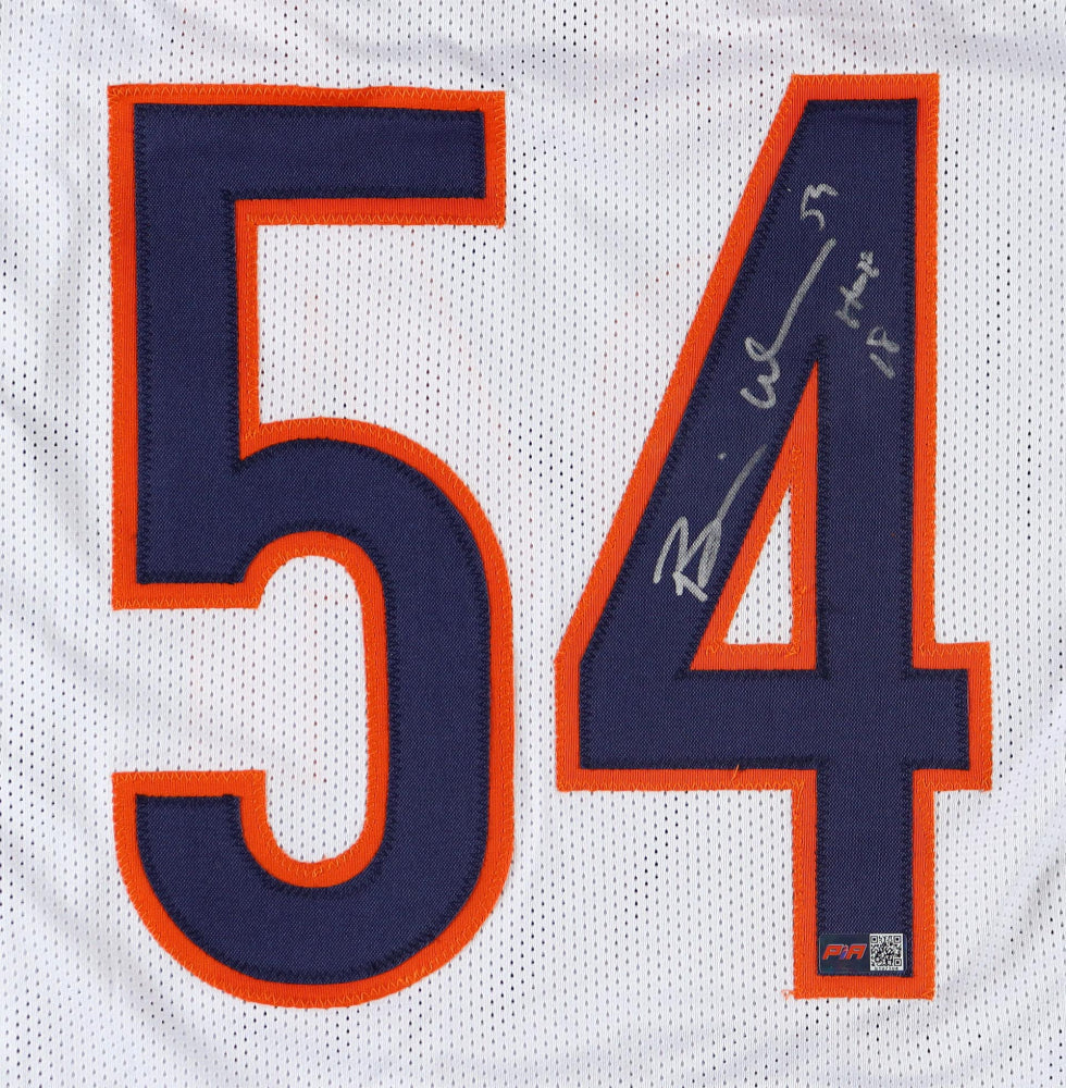 Brian Urlacher Signed Custom Chicago White Jersey (PIA)
