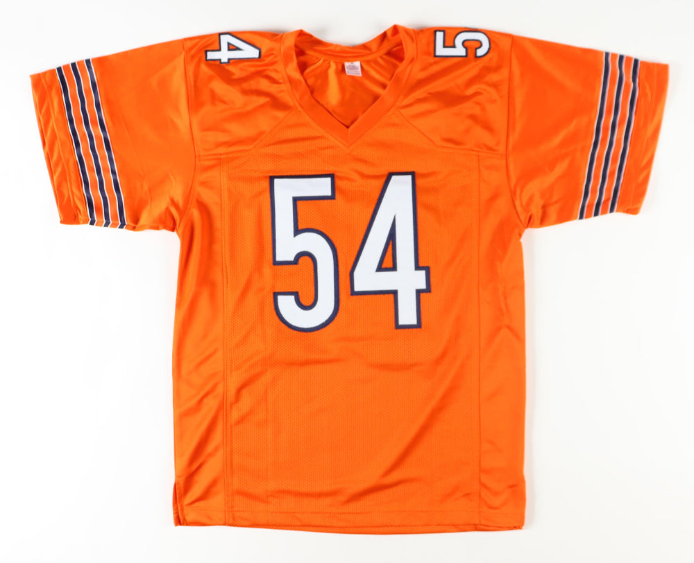 Brian Urlacher Signed Custom Chicago Orange Jersey (PIA)