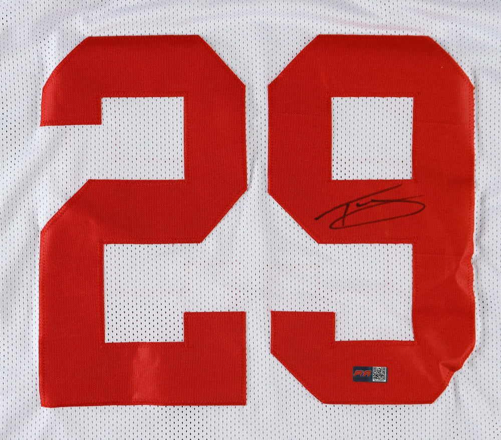 Tyrone Tracy Jr Signed New York White Jersey (PIA)