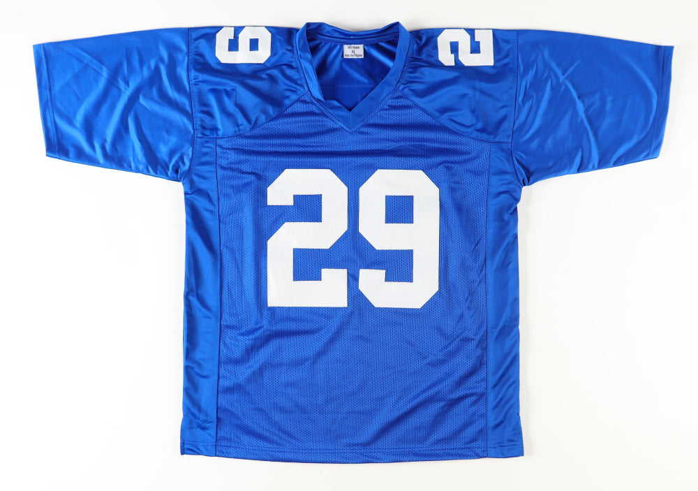 Tyrone Tracy Jr Signed New York Blue Jersey (PIA)