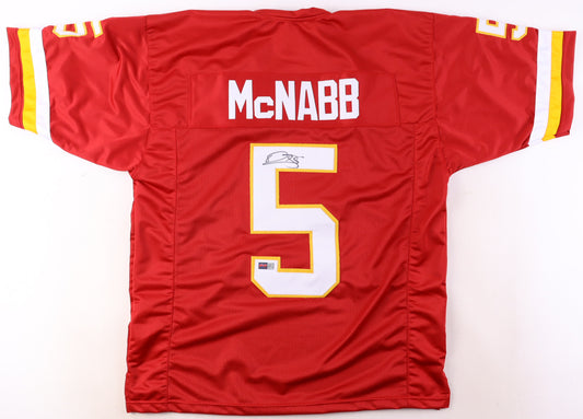Donovan McNabb Signed Kansas City Red Football Jersey (PIA)