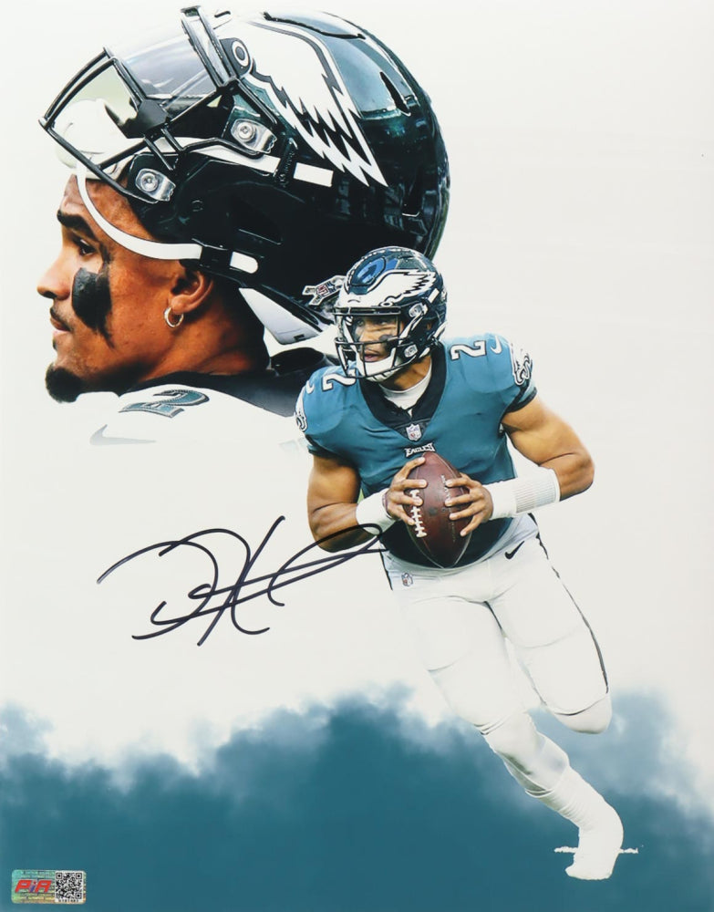 Jalen Hurts Signed 11x14 Philadelphia Autographed Photograph PIA