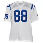 Marvin Harrison Signed Indianapolis White Football Jersey (JSA)