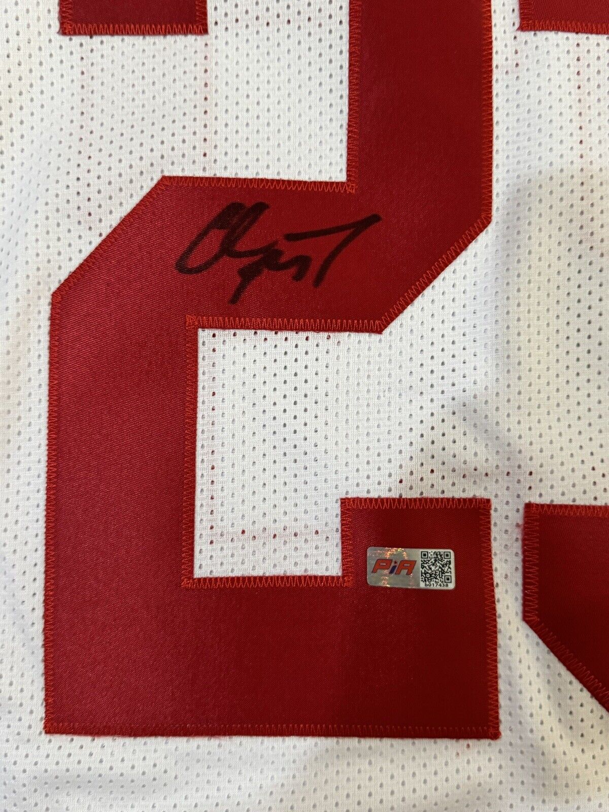 Christian McCaffrey Signed San Francisco 49ers Football Jersey (PIA)