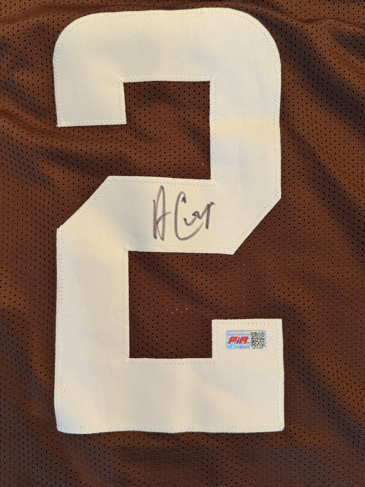 Amari Cooper Signed Cleveland Football Jersey (PIA) Brown