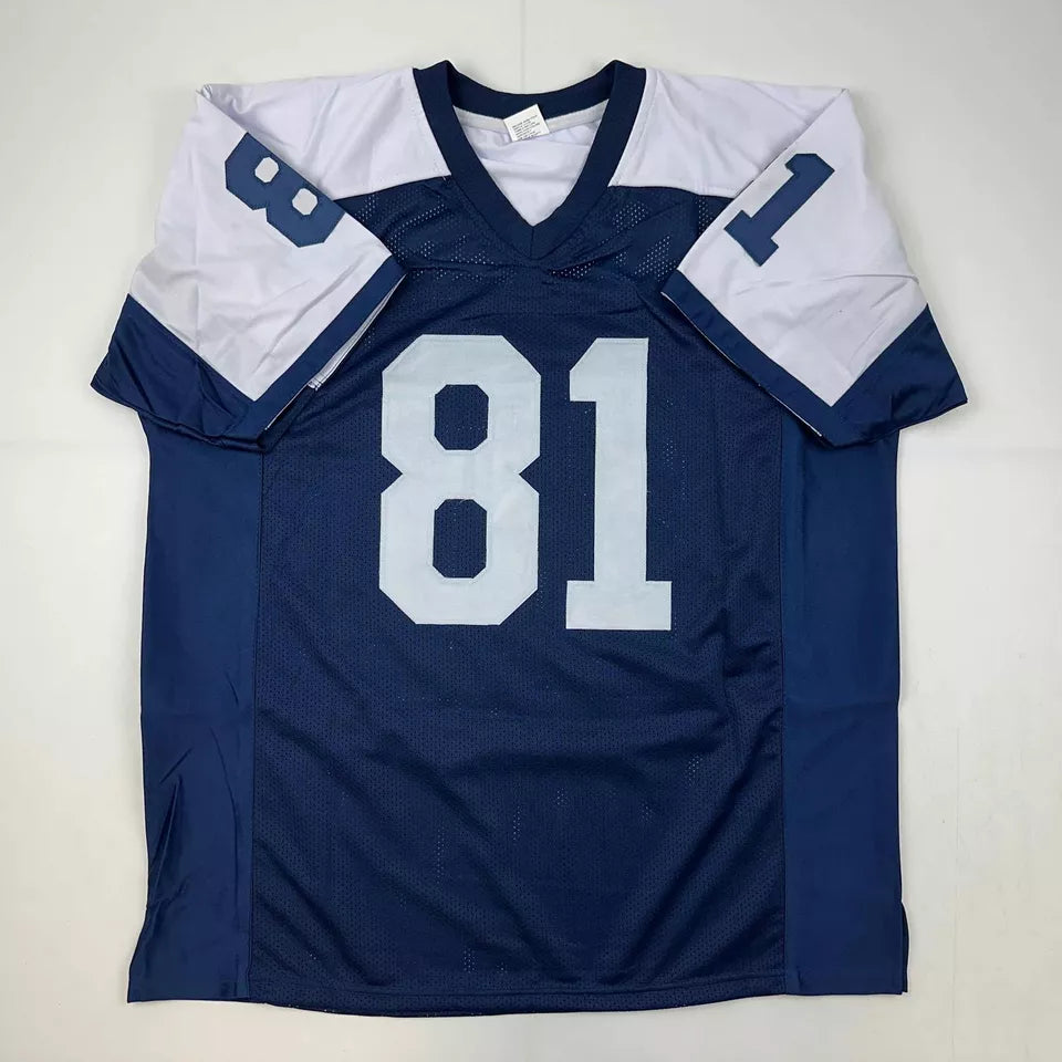 Terrell Owens Signed Custom Dallas Throwback Football Jersey (PIA/JSA)