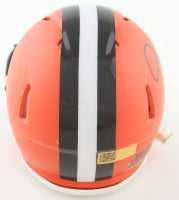 Eric Metcalf Cleveland Signed Mini Football Helmet (PIA/JSA)