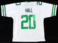 Breece Hall New York Autographed White Football Jersey (PIA)