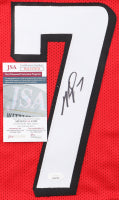 Michael Vick Signed Custom Atlanta Red Football Jersey (JSA)