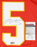 Marquise Hollywood Brown Autograph Kansas City Football Jersey (PIA)
