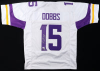 Joshua Dobbs Autographed Minnesota Custom Football White Jersey (PIA)