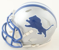Jameson Williams Detroit Grey Signed Mini Football Helmet (PIA)