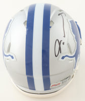 Jameson Williams Detroit Grey Signed Mini Football Helmet (PIA)