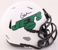Garrett Wilson Signed New York Lunar Mini Football Helmet (PIA)