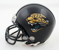 Calais Campbell Signed Jacksonville Speed Mini Football Helmet (PIA)