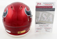 Jalen Pitre Signed Houston Flash Mini Football Helmet (PIA)