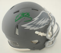 Donovan McNabb Signed Philadelphia Slate Mini Football Helmet (PIA)