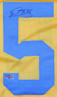 Donovan McNabb Signed Philadelphia Yellow Football Jersey (PIA)