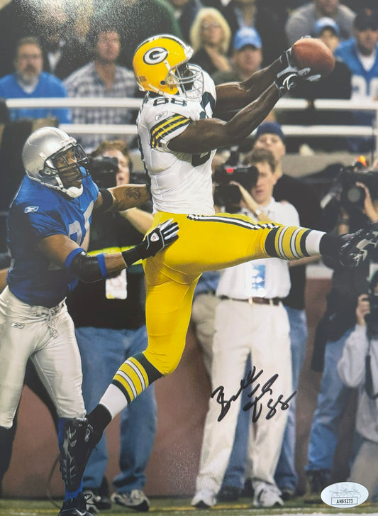 Bubba Franks Green Bay 8x10 Autographed Photo JSA