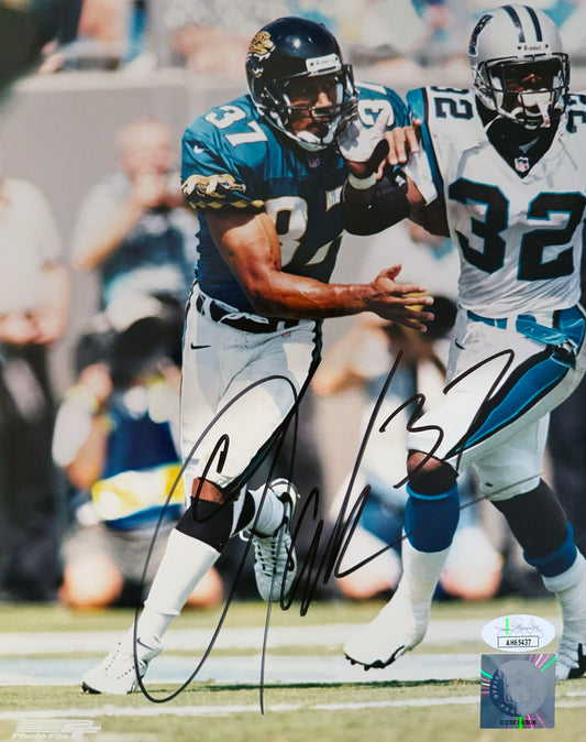 Carnell Lake Jacksonville 8x10 Autographed Photo JSA