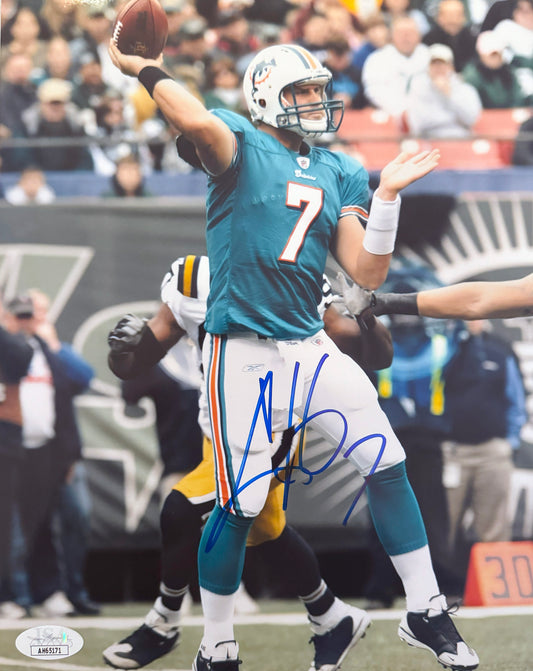 Chad Henne Miami 8x10 Autographed Photo JSA