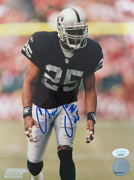 Charlie Garner Las Vegas 8x10 Autographed Photo JSA
