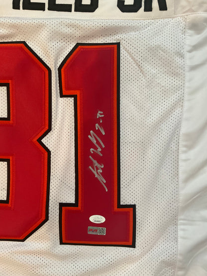 Antonio Winfield Jr Custom Tampa Bay Autographed White Football Jersey (JSA)