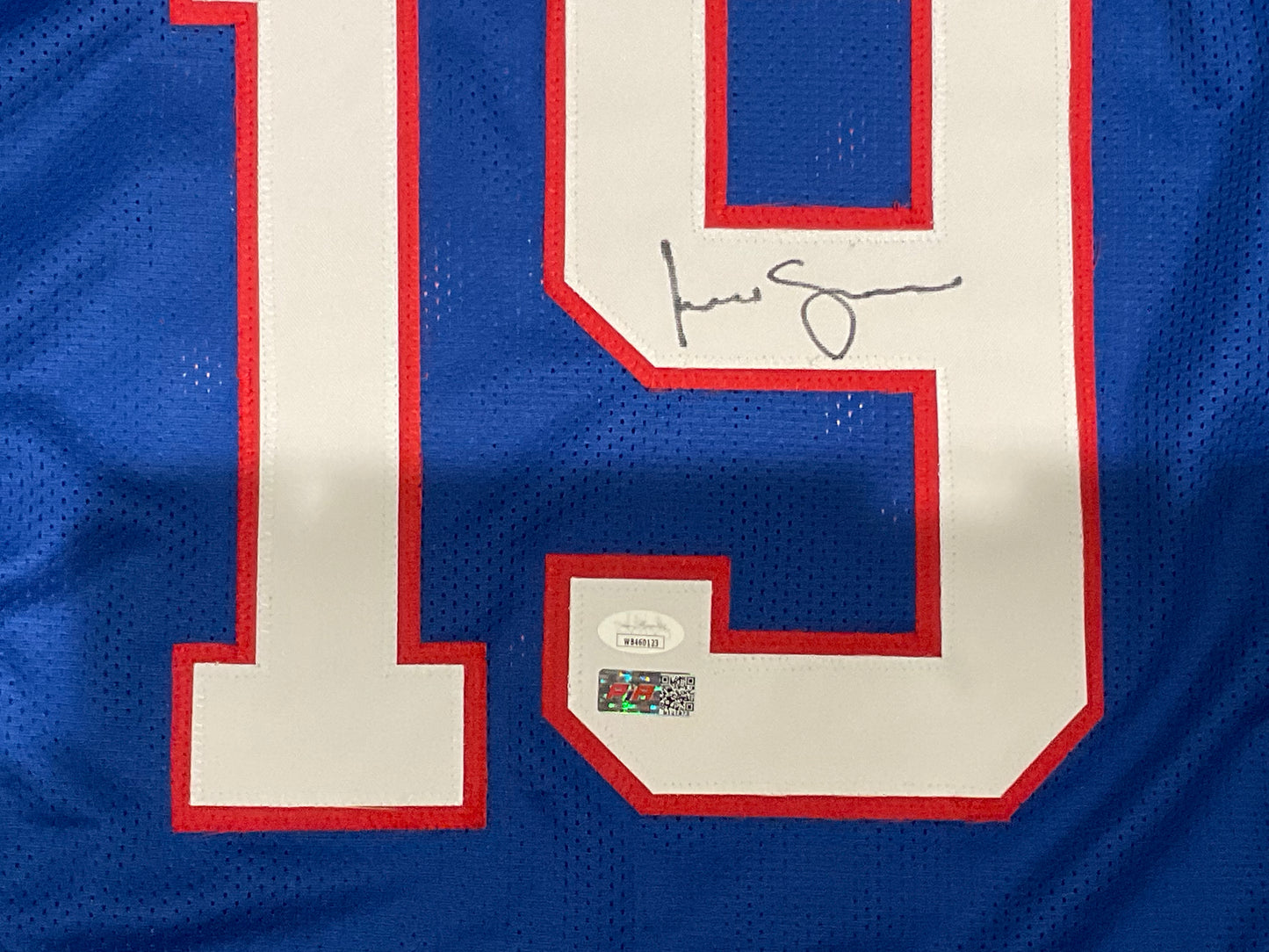 Isaiah Simmons Custom New York Autographed Football Legacy Jersey (JSA & PIA)