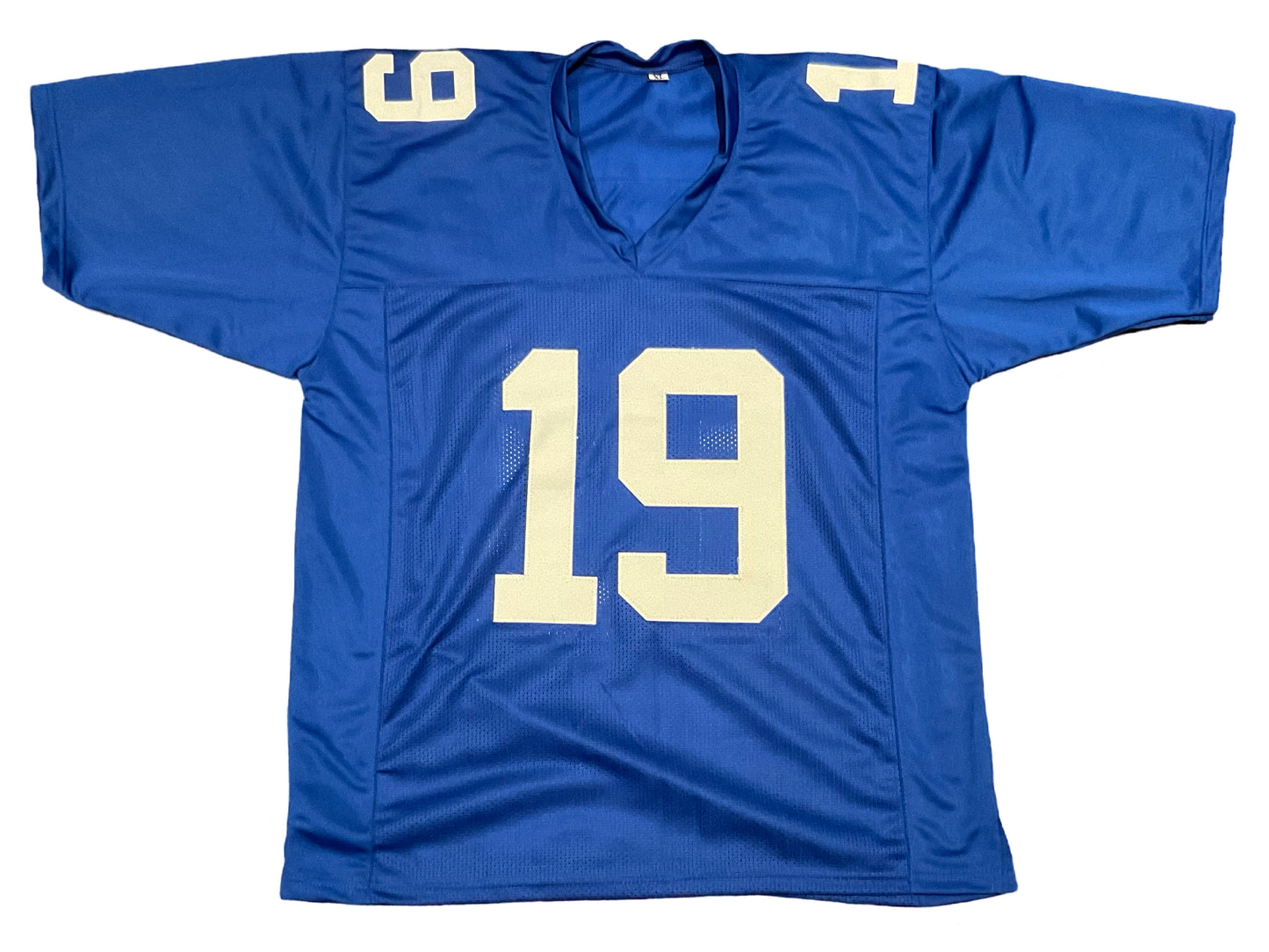 Isaiah Simmons Custom New York Autographed Football Blue Jersey (JSA & PIA)