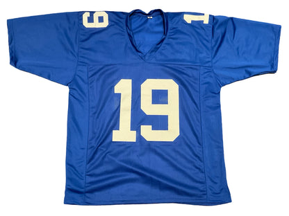 Isaiah Simmons Custom New York Autographed Football Blue Jersey (JSA & PIA)