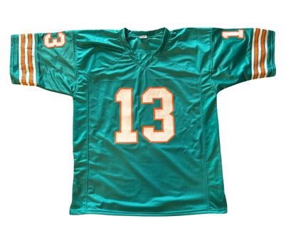 Dan Marino Signed Miami Custom Teal Autographed Jersey (JSA)